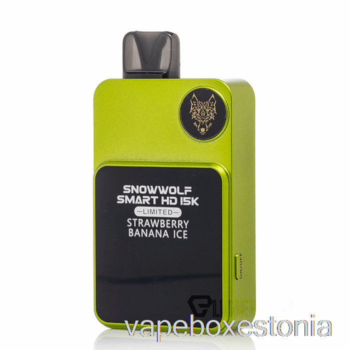 Vape Box Estonia Snowwolf Smart Hd 15k Limiteeritud ühekordne Maasika Banaanijää